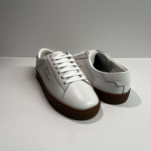 Saint Laurent Women Court Classic Leather Sneakers 610649 00N00 9030 - Picture 4 of 13